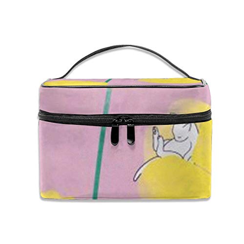Tulip Travel Cosmetic Case Organizer Bolsa de Almacenamiento portátil para Artistas con, Bolsillo Incorporado, Bolsas multifuncionales para artículos de tocador para Mujeres