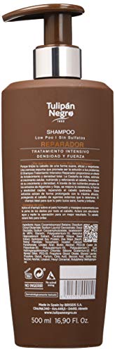 Tulipan Negro Chp T Negro 500 Ml con Dosif Reparador 3 Unidades 500 ml