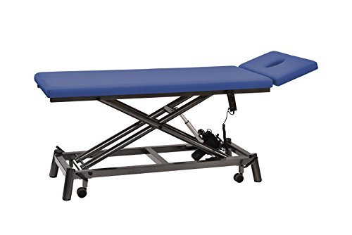 Tumbona de tratamiento pader.eco fresh 2.0 eléctrica con motor turbo, estructura de antracita, interruptor de mano, ranura para nariz, sistema de eje de rueda., Atoll, 1