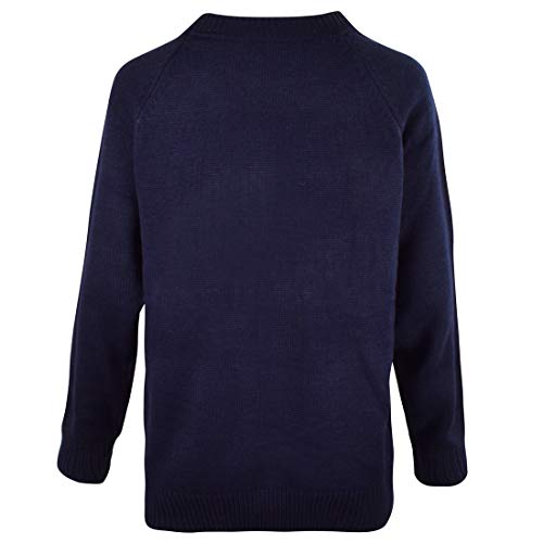 Tuopuda Mujer Jerséis Punto Suéter de Moda Cuello Redondo Manga Larga Sudaderas Blusas Cálido de Invierno Tops