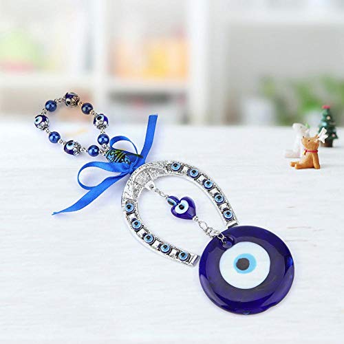 Turco azul mal de ojo decoración para el hogar bendición amuleto colgante de pared protector musulmán bendición buena suerte regalo de inauguración