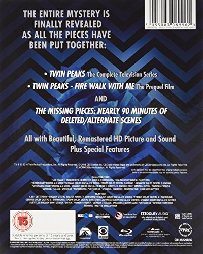Twin Peaks, The Entire Mystery and The Missing Pieces [Reino Unido] [Blu-ray]