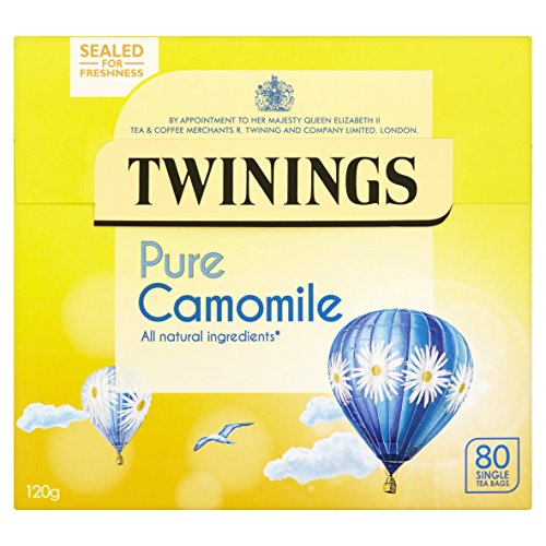 Twinings A Moment Of Calm Pure Camomile Tea Bags 120 g, 80 Tea Bags, (pack of 4, 320 teabags in total)