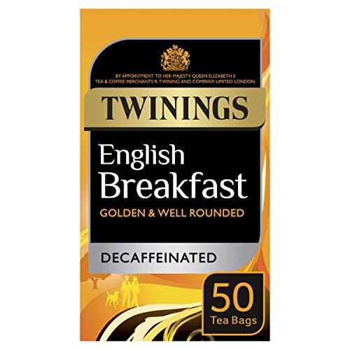 Twinings Té English Breakfast Descafeinado - 50 bolsitas