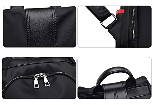 TXVSO Mujeres Señoras Mochila Mochila Hombro Escuela Bolsa antirrobo Impermeable Oxford Tela, Caqui