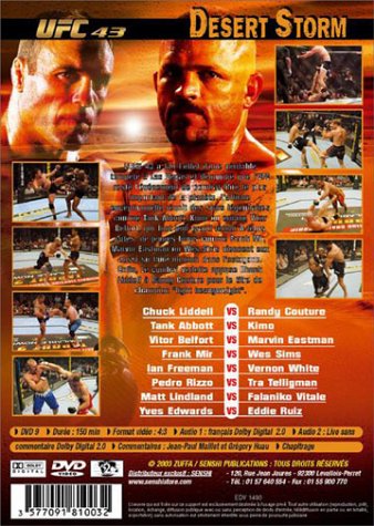 UFC 43 - Desert Storm [Francia] [DVD]