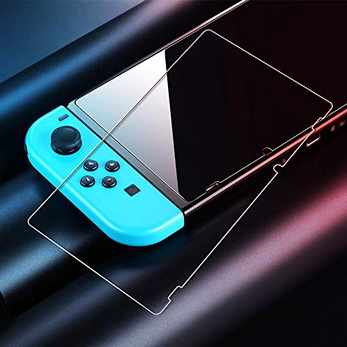 UGREEN Protector Pantalla para Nintendo Switch Cristales Templados, Transparente HD Vidrio Protectores Consola Antihuellas Fácil Colocación sin Burbujas ni Reflejos con Kit de Limpieza(2 Packs)
