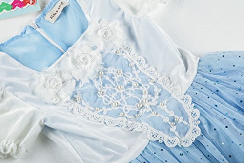 Uk1Stchoice-Zone Buena Calidad Diseño Más Reciente Princesa Disfraz Traje Parte las Niñas Vestido Dress-Cndr (6-7 Años, Drss-Cnd1), Tamaño del Fabricante 40