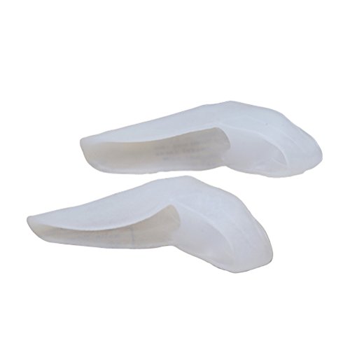 ULTNICE 2Pcs Pinky Toe Straightener Toe Separator (Blanco)