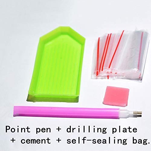 UM UPMALL - Pintura de diamante 5D para manualidades, diseño de mariposas, color azul y negro, 30 x 40 cm