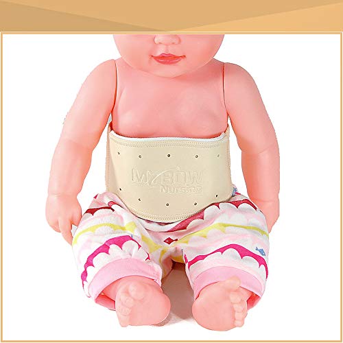 Umbilical Ombligo Navel Hernia Truss Cinturón para el vientre del bebé Abdominal Hernia Binder ajustable soporte Wrap con tres almohadillas extraíbles