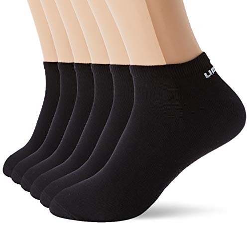 Umbro Calcetines de deporte para Hombre, Negro, 43/46 (pack de 6)