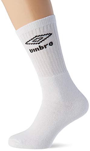 Umbro Pack 10 Pares de Calcetines Color, Blanco T606, 43/46 para Hombre