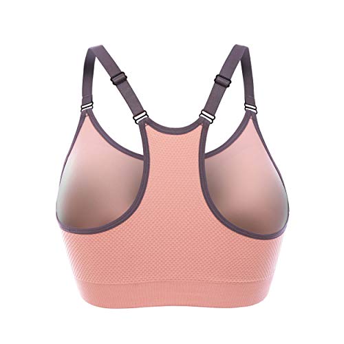 Umbro T108-1-S Deportivo, Costuras S/M, 1 Sujetador Rosa, Mujeres