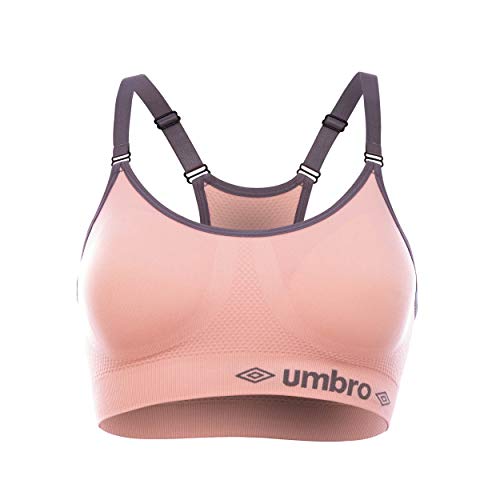 Umbro T108-1-S Deportivo, Costuras S/M, 1 Sujetador Rosa, Mujeres