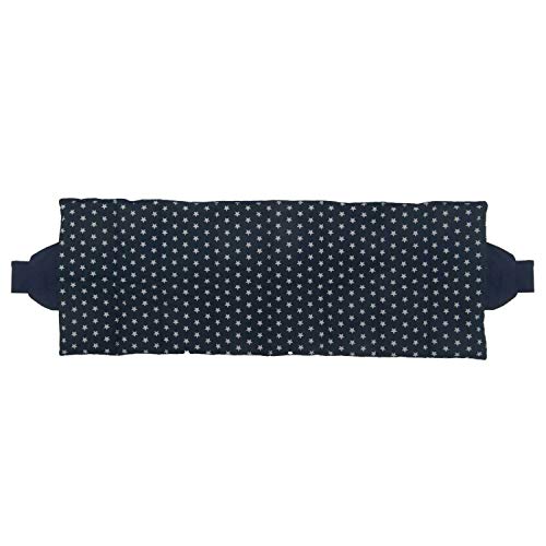 umoi Trigo Cojín para relajación y bienestar para calentar o el Horno microondas ayuda Dolores de Espalda, sufren. lumbalgia grande Cojín de calor con lazos de semillas Cojín