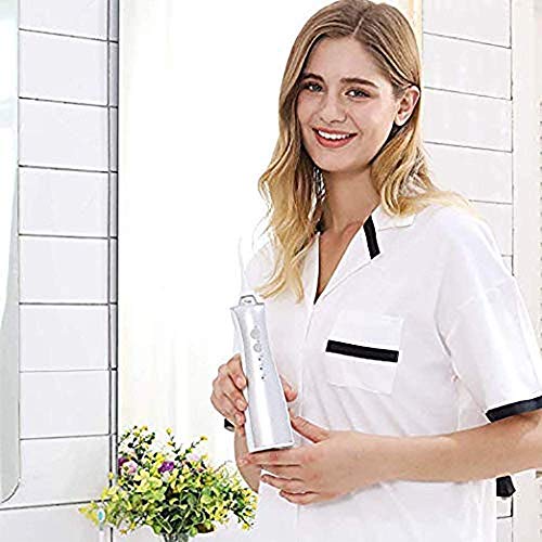 Un agua impermeable sin cables irrigador oral para la ducha, HighPULSE recargables limpias uso de hilo dental dientes estancas, de alta frecuencia pulsada la columna de agua, chorro de ag.