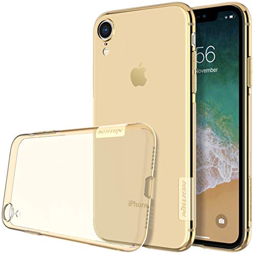 Un known Teléfono móvil reemplazable Funda Suave TPU Nature de TPU for iPhone XR de 6,1 Pulgadas Partes de máquina (Color : Brown)