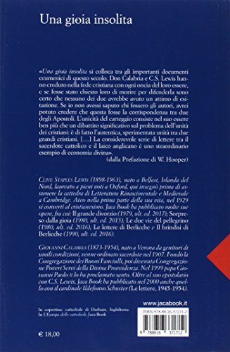 Una gioia insolita. Lettere tra un prete cattolico e un laico anglicano. Nuova ediz. (Jaca Book Reprint)