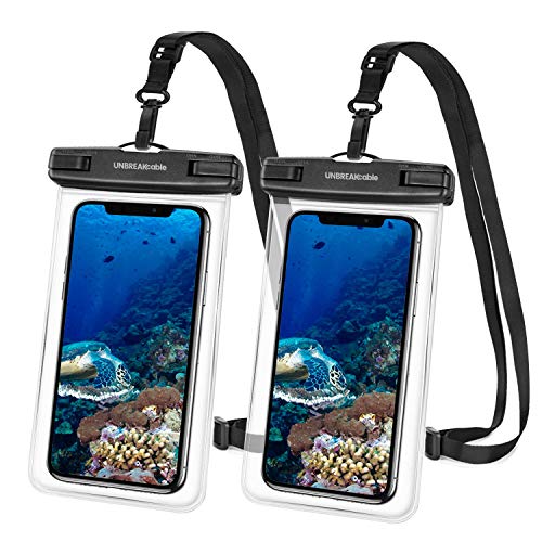 UNBREAKcable Funda Impermeable Universal - Bolsa para móvil estanca a Prueba de Agua IPX8 para iPhone XS MAX/XR/XS/X / 8 / 8plus / 7 Samsung Galaxy S10Plus / S10 Huawei P30 Pro / P30-2 Paquete