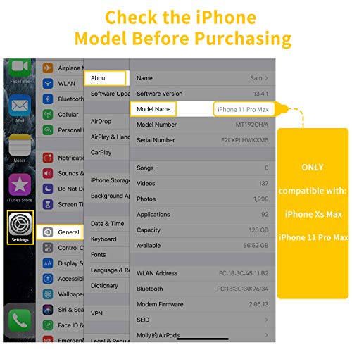 UNBREAKcable Protector de Pantalla de Vidrio Templado para iPhone XS MAX, 3 Unidades, dureza 9H, 2.5D, 3D Touch, antiburbujas, antiarañazos (Cristal blindado para iPhone XS MAX)