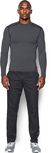 Under Armour Coldgear Armour Mock Camiseta De Manga Larga, Hombre, Gris (Carbon Heather/Black 090), M