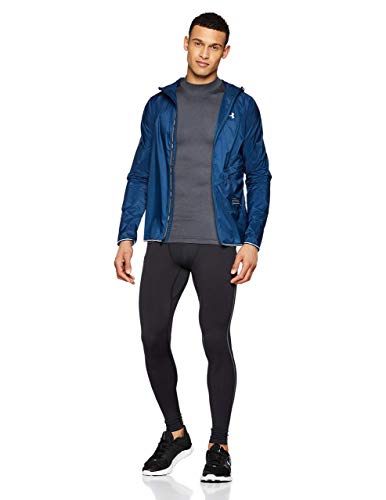 Under Armour Coldgear Armour Mock Camiseta De Manga Larga, Hombre, Gris (Carbon Heather/Black 090), M