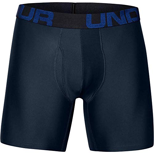 Under Armour Tech 6in 2 Pack Ropa Interior, Hombre, Azul, MD