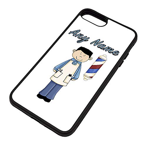 UNIGIFT - Carcasa para iPhone 8/7 Plus, diseño de peluquería, color negro