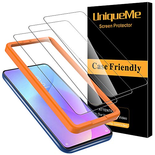 UniqueMe [3 Pack] Cristal Templado para Xiaomi Mi 9T / Xiaomi Mi 9T Pro, Protector de Pantalla [9H Dureza ] [Sin Burbujas] HD Film Vidrio Templado para Xiaomi Mi 9T / Xiaomi Mi 9T Pro