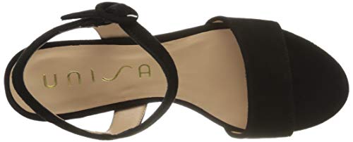 Unisa Nenes_20_KS, Sandalias con Plataforma para Mujer, Negro (Black Black), 40 EU