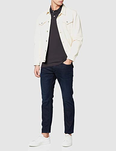 United Colors of Benetton Polo Regular Manica Corta, Negro (Nero 100), Large para Hombre