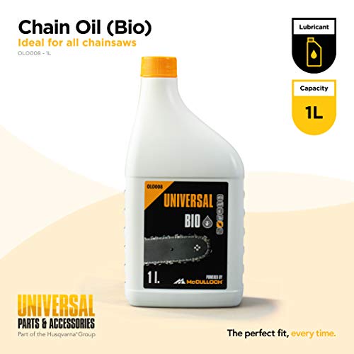 Universal GM577616408 Aceite de cadena biológico, protección contra el desgaste, alto efecto lubricante, uso durante todo el año, biodegradable, Standard, 1,0 L