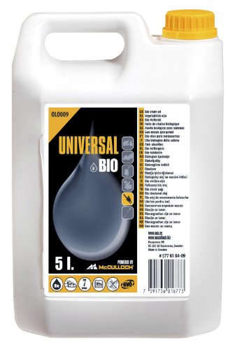 Universal GM577616409 Aceite de cadena biologico, protección contra el desgaste, alto efecto lubricante, uso durante todo el año, biodegradable, Standard, 5 L