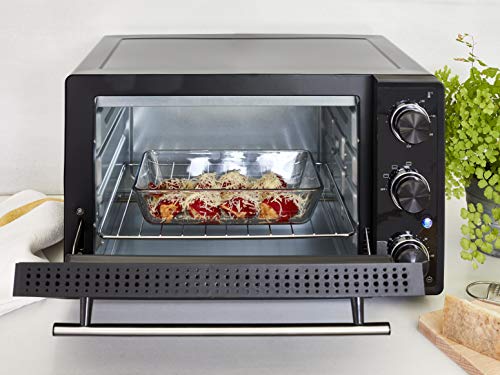 UNIVERSALBLUE Mini Horno Eléctrico Sobremesa con Convección | Potencia 2000W | Capacidad 48L | Horno Pequeño