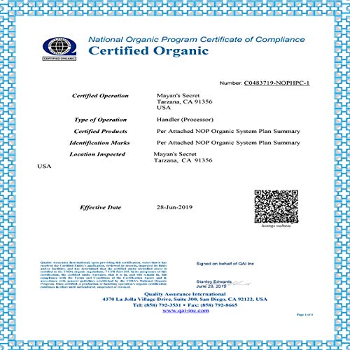 Unrefined Sweet Almond Oil |USDA Certified Organic | Cold Pressed | Hexane Free | Natural Moisturizer |Great For Hair, Skin & Nails | Carrier Oil | Great To Dilute Essential Oils Mayan's Secret