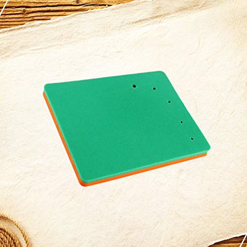 UPKOCH - Almohadilla de espuma para fondant de tartas, 5 orificios, esponja para moldear flores, herramienta para modelar pasta de goma para decoración de pasteles (25.5 - 20.5 x 1.4 cm)