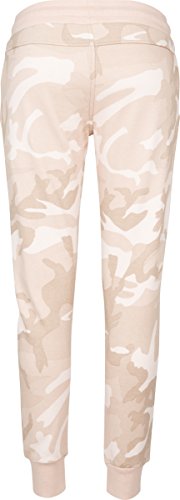 Urban Classics Ladies Terry Pants Pantalones Deportivos, Multicolor (Rose Camo 01218), S para Mujer
