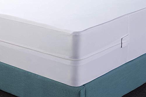 Utopia Bedding Funda de colchón Impermeable con Cremallera - Altura del colchón 25-35 cm - Protección contra líquidos, Insectos y ácaros del Polvo (150 x 200 cm)