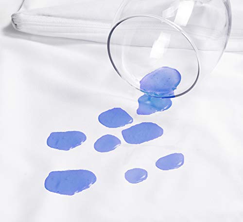 Utopia Bedding Fundas de Almohada Impermeable - Juego de 2 - Fundas de Almohada con Cremallera Protege contra el Polvo, Las bacterias y los alérgenos (51 x 71 cm)