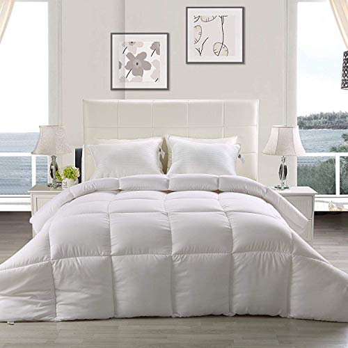 Utopia Bedding - Primavera-Verano Edredón de Fibra - Fibra Hueca Siliconada, 680 gramo (Primavera-Verano, Cama 80/90)