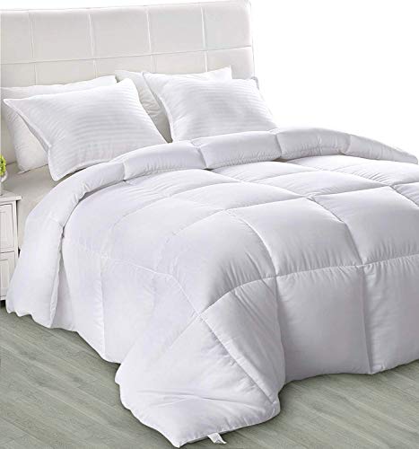 Utopia Bedding - Primavera-Verano Edredón de Fibra - Fibra Hueca Siliconada, 680 gramo (Primavera-Verano, Cama 80/90)