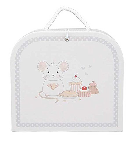 Vajilla Bebé Mon Cheri - Vajilla infantil de melamina con platos, cubiertos, vaso y fiambrera, apta para microondas y lavavajillas