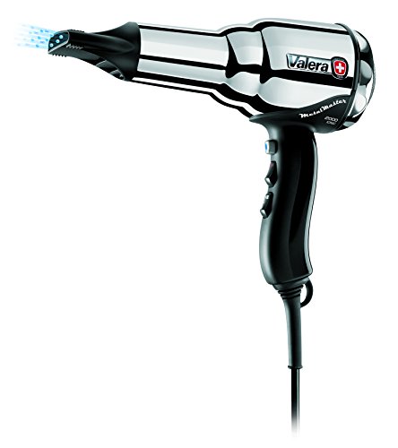 Valera 584.02/1 - Secador de pelo iónico, tourmaline, potencia 2000 W, 3 temperaturas y 2 velocidades, con difusor