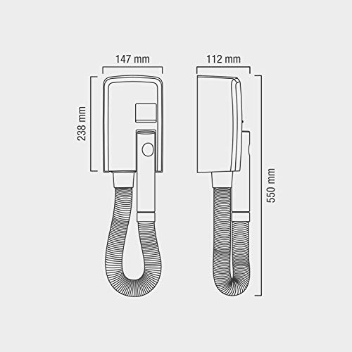 Valera Hotello - Secador de pelo de pared