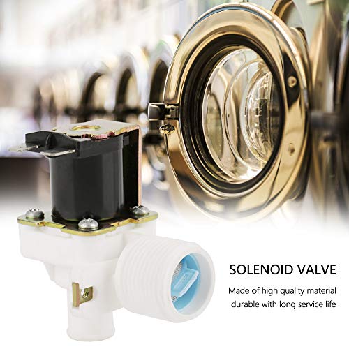 Válvula De Solenoide Eléctrica 3/4" 220V / 240V,Electroválvula Lavadora,Válvula Magnético De Agua,A Prueba De Humedad y Anticorrosión,Para Controlar El Flujo De Agua