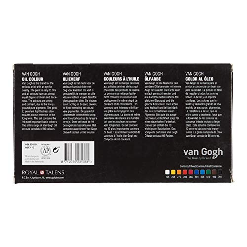 Van Gogh aceites básicos (10 Unidades), Selección General, Juego estándar, Talla única