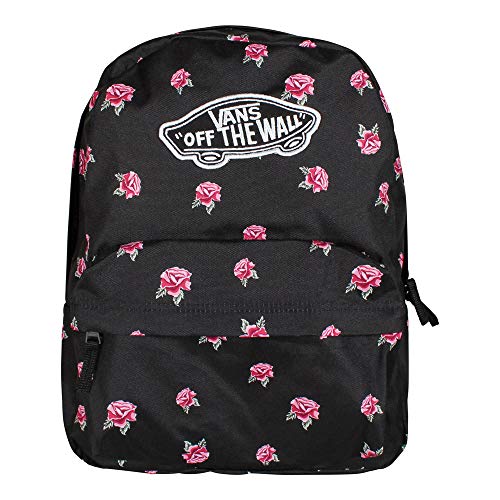 Vans Realm Backpack Mochila Tipo Casual, 42 cm, 22 Liters, Negro (Black Rose)