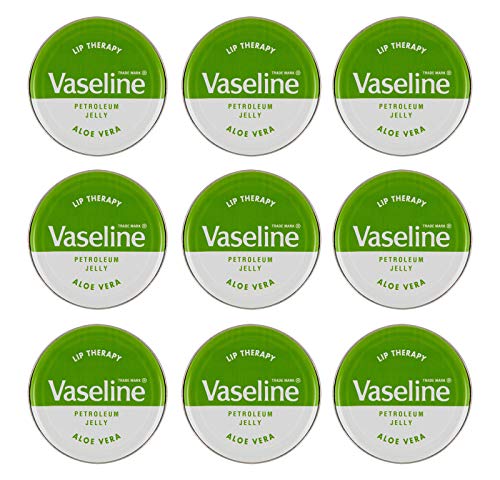Vaseline Vaselina Lip Balm terapia Petróleo Jelly 20 G (9) Aloe Vera