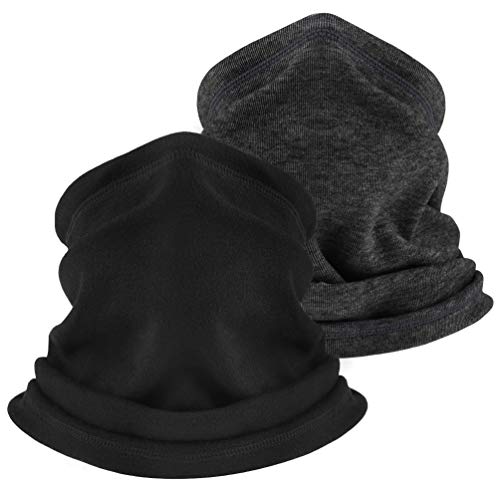 VBIGER Calentador de Cuello Mascarilla para Hombres y Mujeres Pasamontañas Bufanda de Invierno Braga Cuello Suave para Correr Esquí Moto Bicicleta